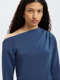 LANGE MOUWEN OFF-SHOULDER TOP, Key Largo, highres