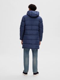 LONG PUFFER JACKET, Sky Captain, highres