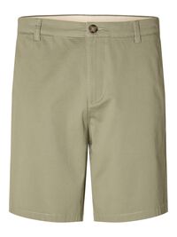 REGULAR FIT FLEX SHORTS, Vetiver, highres