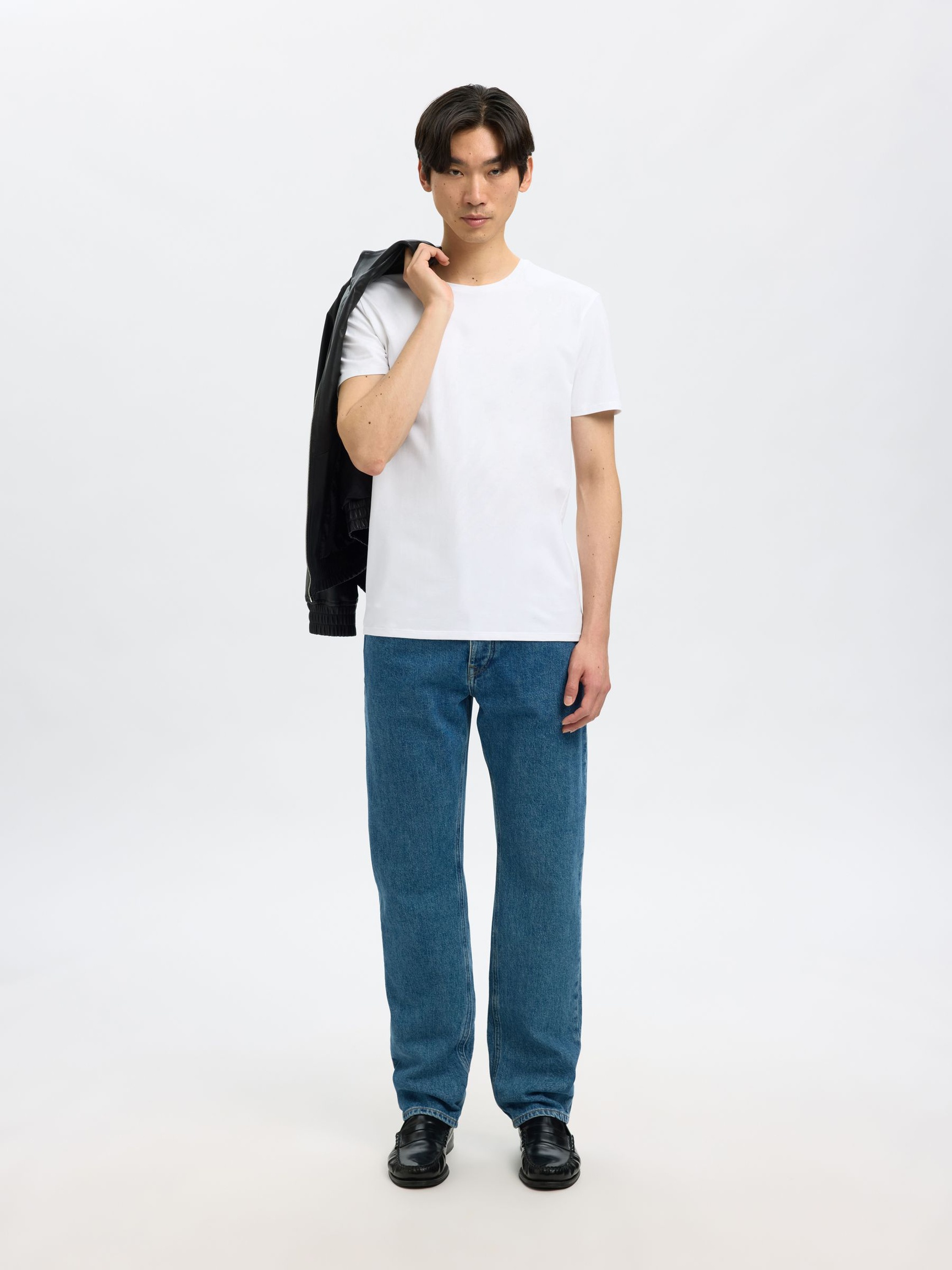 3-PACK COTTON T-SHIRT, Bright White, highres