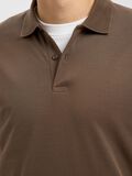 Selected KURZARM POLO SHIRT, Morel, highres - 16099994_Morel_006.jpg