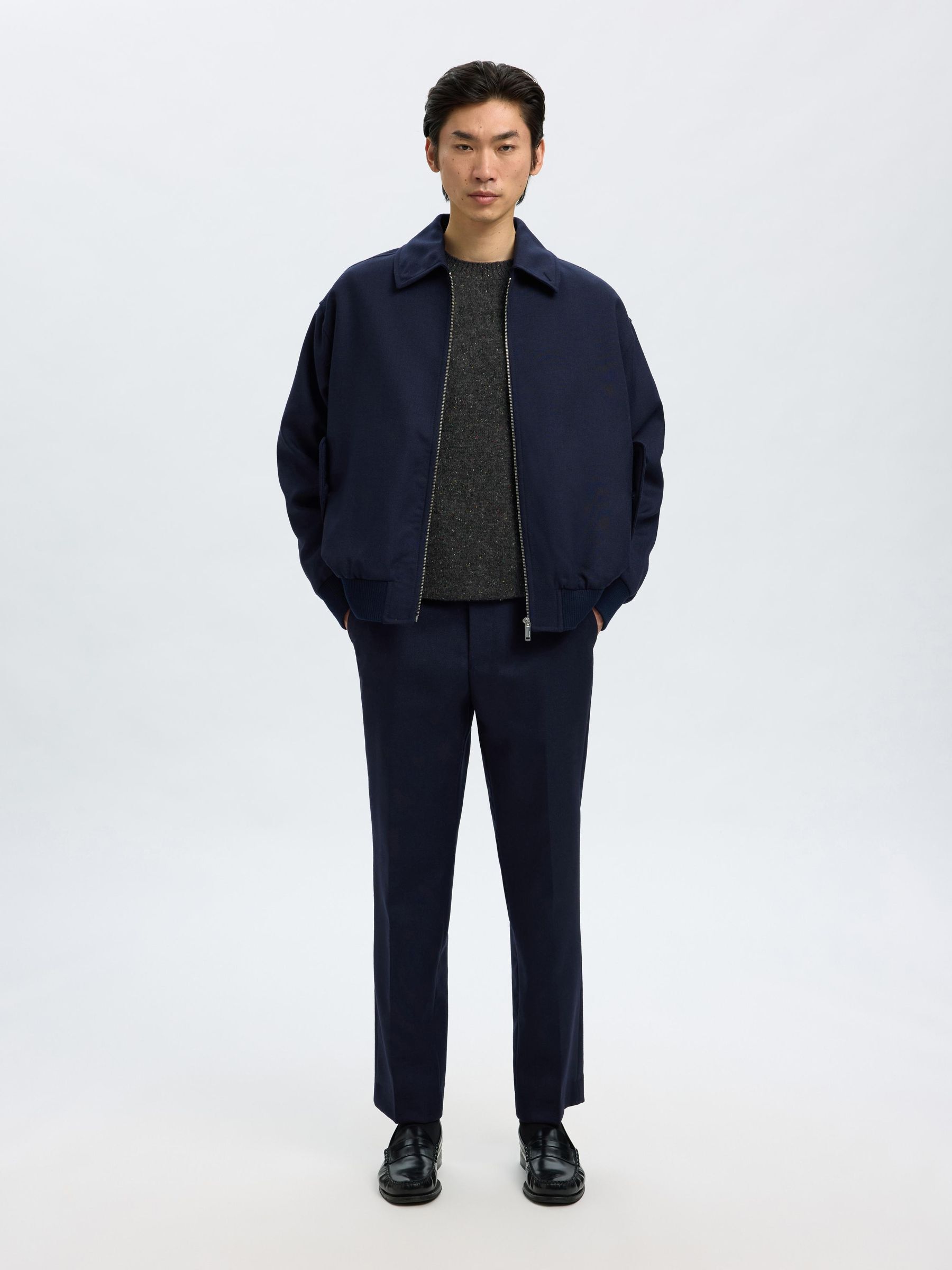 MAGLIONE, Dark Grey Melange, highres