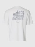 Selected LOOSE FIT PRINT T-SHIRT, Bright White, highres - 16097657_BrightWhite_002.jpg