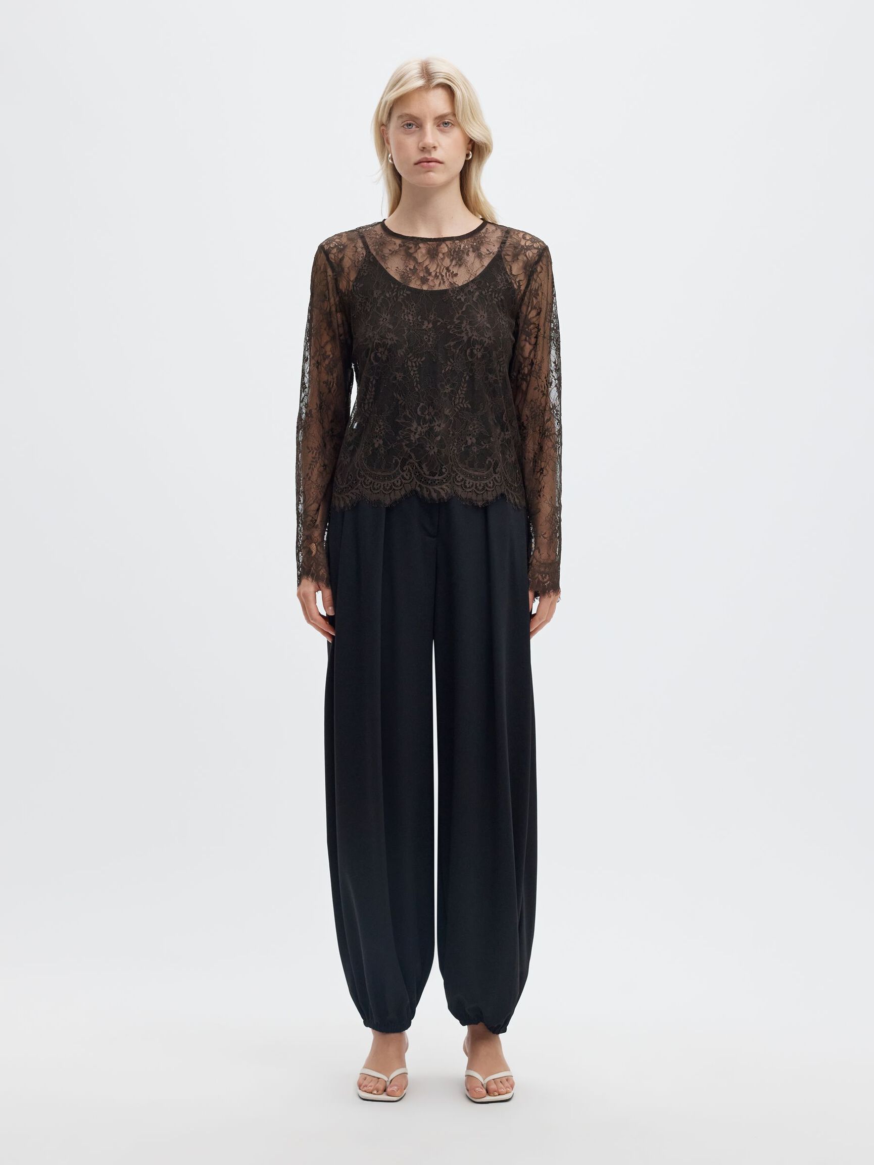 LACE TOP, Delicioso, highres