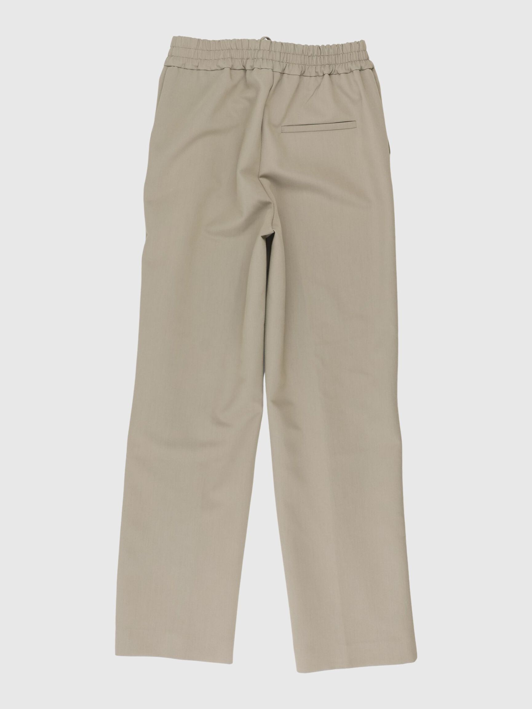 ELASTISK TALJE BUKSER, Celadon Green, highres
