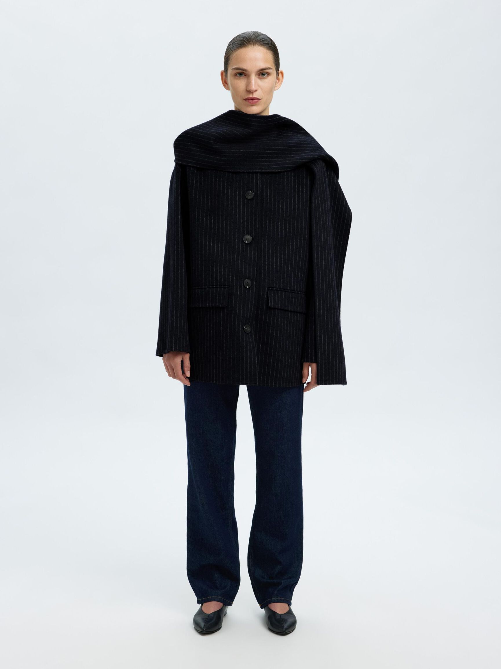 WOLLMIX JACKE, Dark Sapphire, highres
