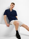 Selected WAFFLED SHORT SLEEVED POLO SHIRT, Sky Captain, highres - 16093710_SkyCaptain_008.jpg