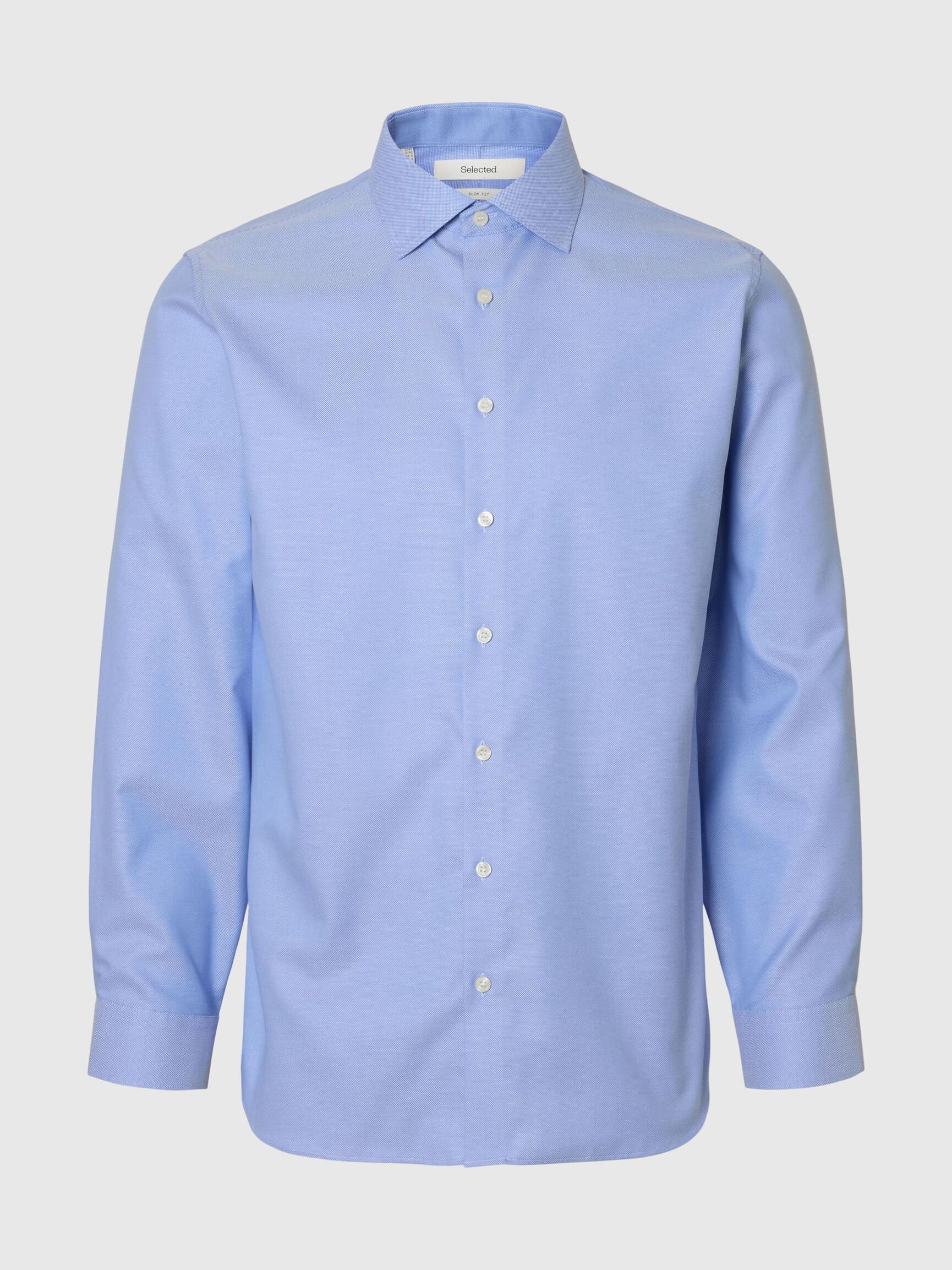 KOSZULKA SLIM FIT, Light Blue, highres