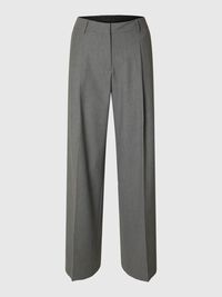 CORTE ANCHO PANTALONES DE TRAJE, Medium Grey Melange, highres