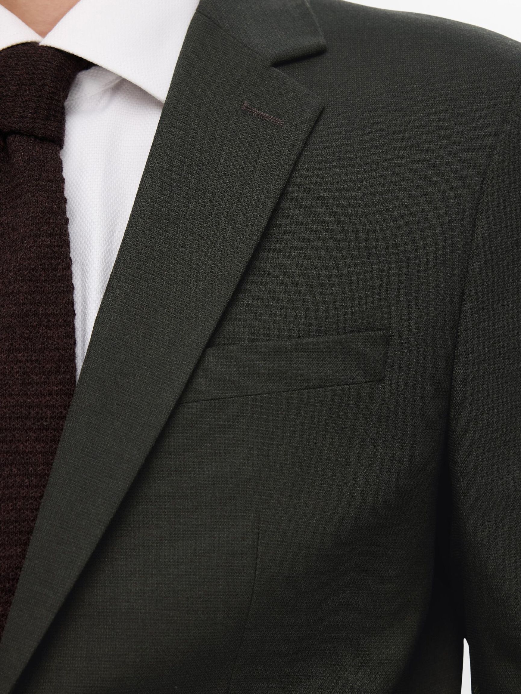 WOVEN WOOL BLEND BLAZER, Rosin, highres