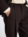 Selected WOOL BLEND PLEATED LOOSE-FIT TROUSERS, Demitasse, highres - 16097838_Demitasse_006.jpg