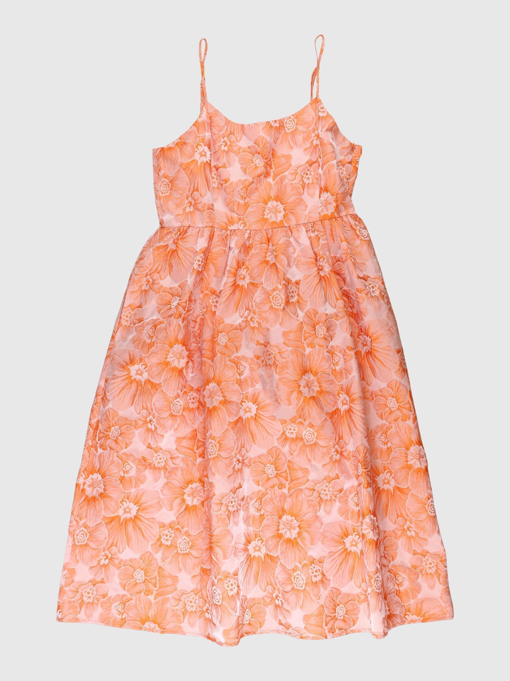 FLORAL MIDI DRESS, Iceland Poppy, highres