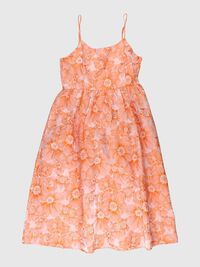 FLORAL MIDI DRESS, Iceland Poppy, highres