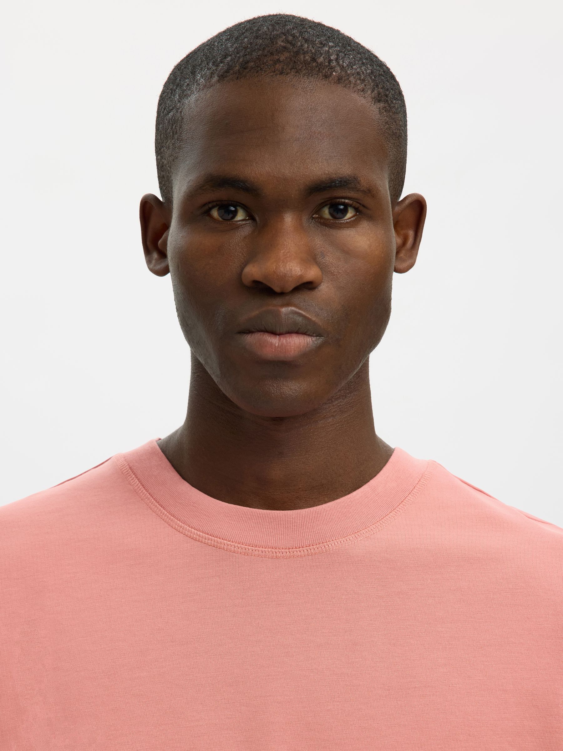 100% BAUMWOLL T-SHIRT MIT RUNDHALSAUSSCHNITT, Rose Dawn, highres