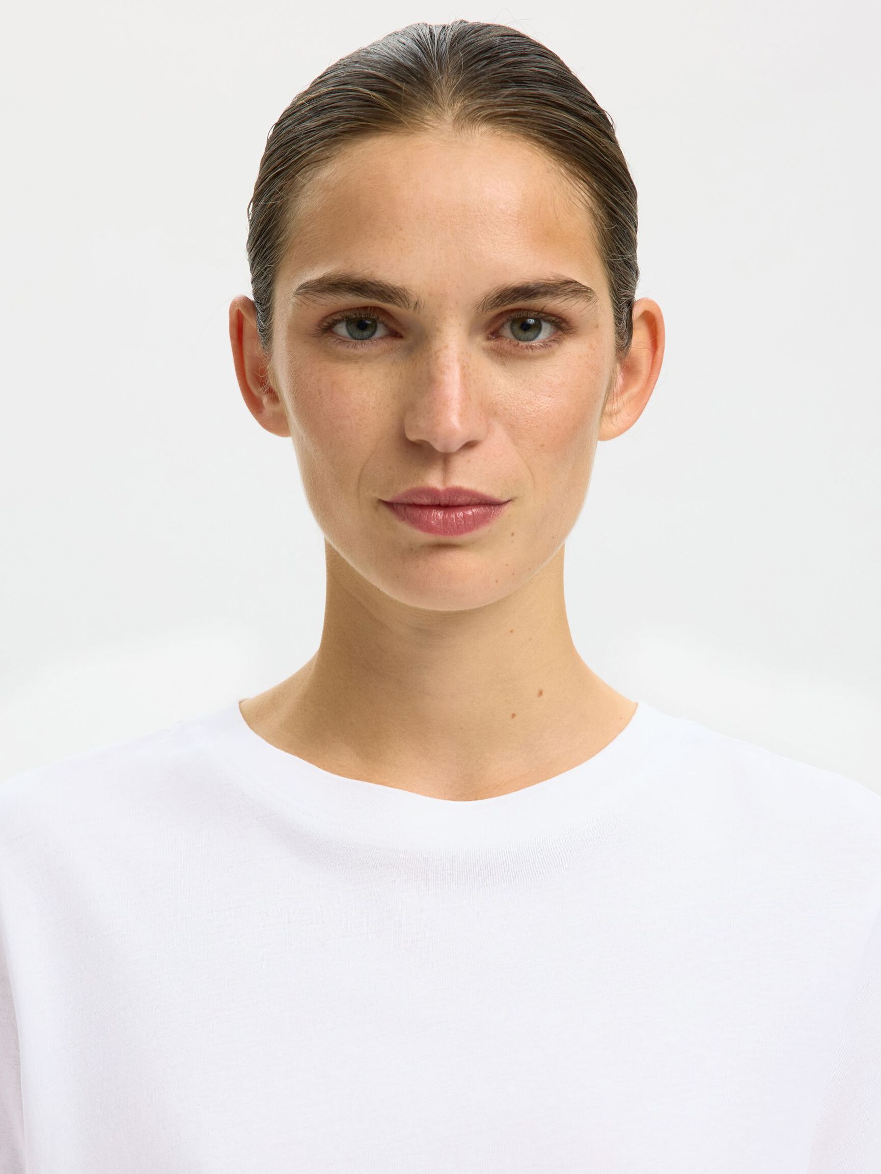 CLASSIC COTTON T-SHIRT, Bright White, highres
