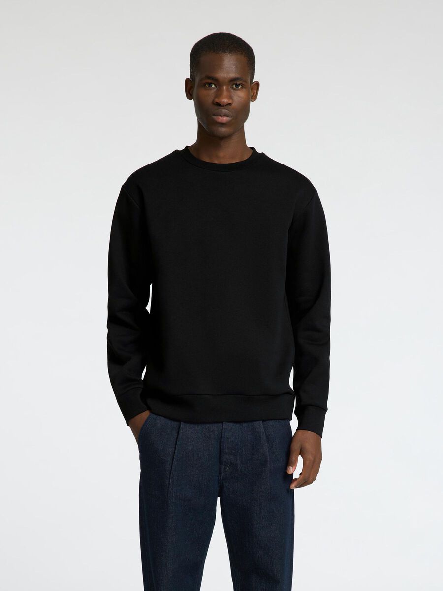 Selected 2-PACK SWEATSHIRT, Black, highres - 16097981_Black_003.jpg