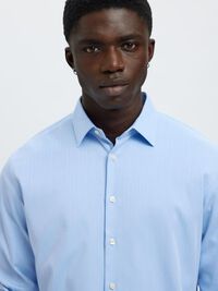 SLIM FIT SKJORTE, Light Blue, highres