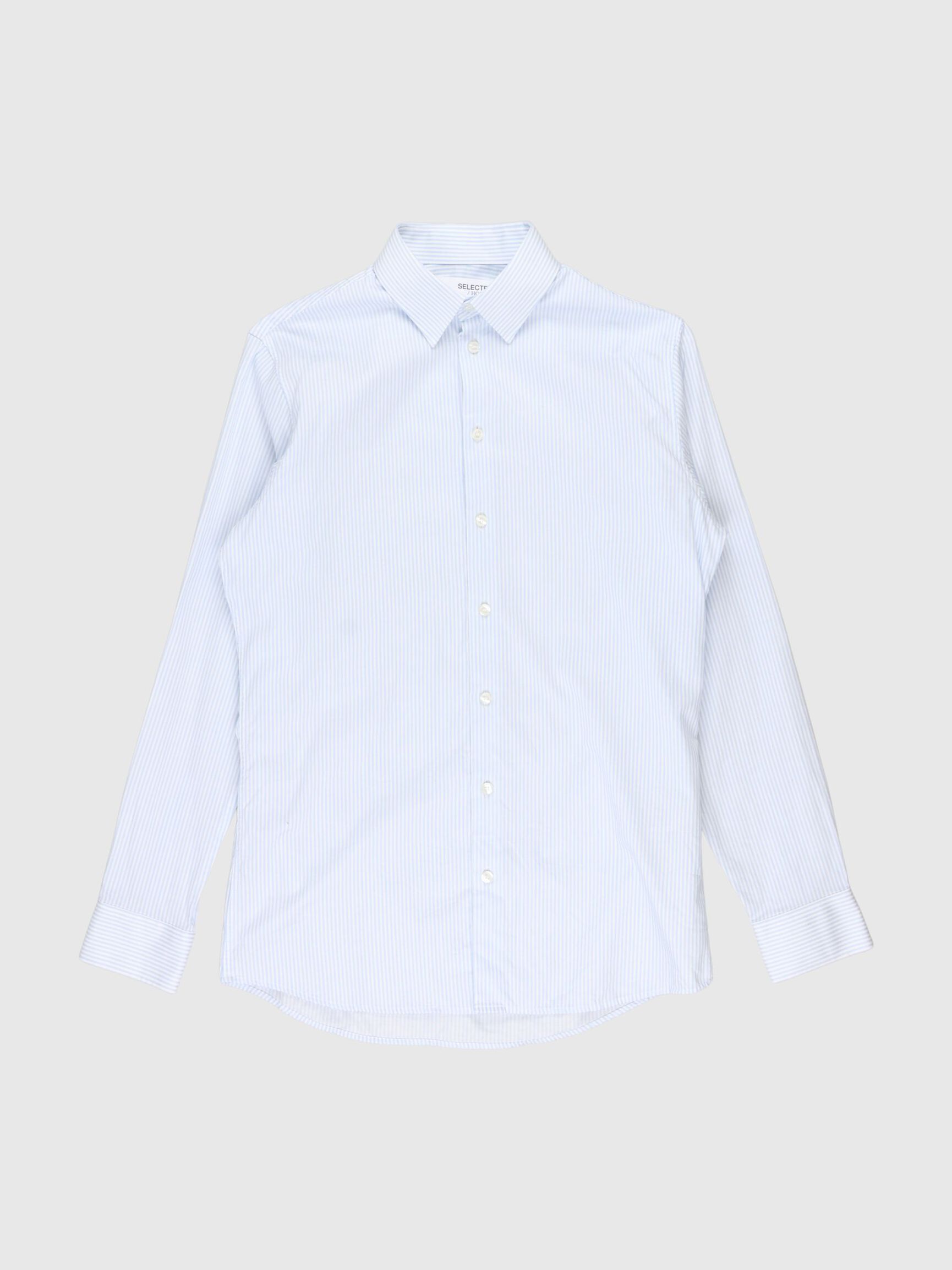 GESTREIFTES LANGARM SLIM FIT BUSINESS HEMD, Skyway, highres