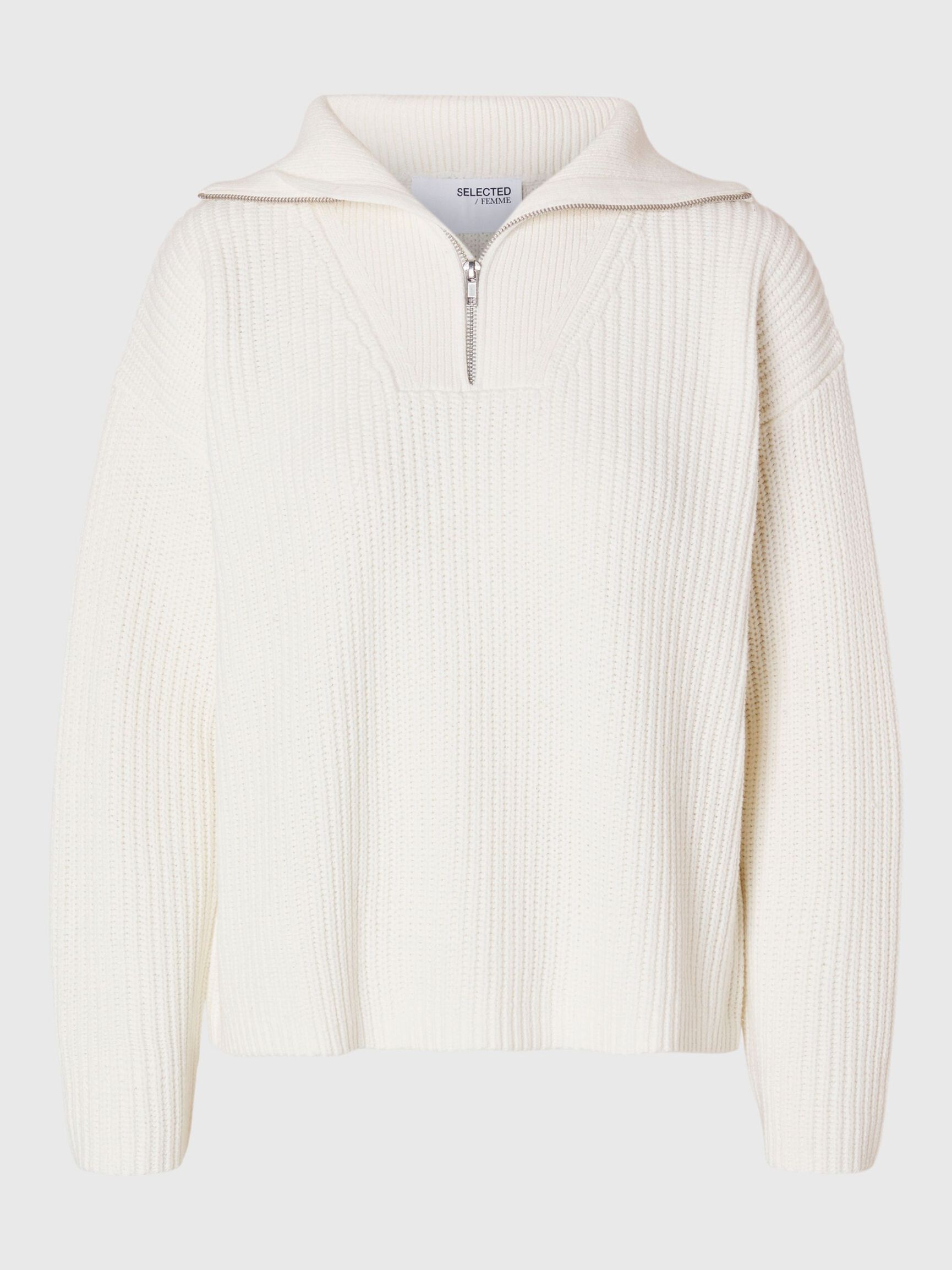 FERMETURE ÉCLAIR PARTIELLE PULLOVER, Snow White, highres