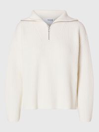 FERMETURE ÉCLAIR PARTIELLE PULLOVER, Snow White, highres