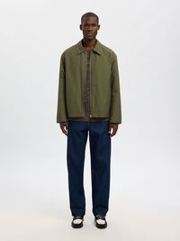 100% BOMULL STICKAD TRÖJA, Demitasse, highres