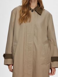 LANG TRENCHCOAT, Greige, highres