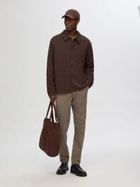 175 SLIM FIT FLEX CHINOS, Morel, highres