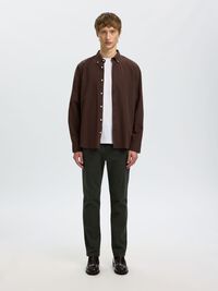 COTTON LONG SLEEVED SHIRT, Delicioso, highres