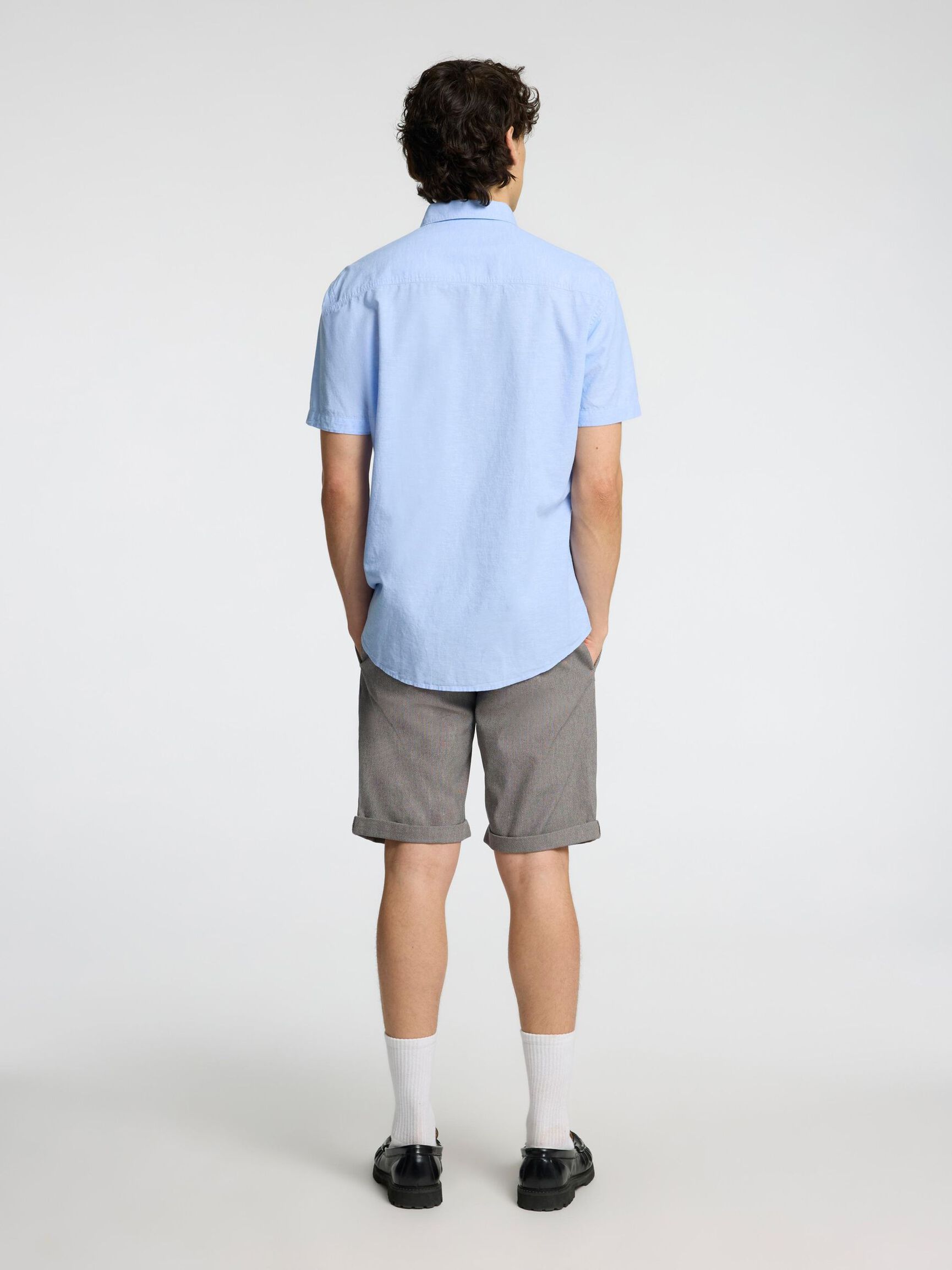DISEÑO CLÁSICO CAMISA DE MANGA CORTA, Cashmere Blue, highres