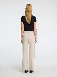 TAILORED WIDE-LEG TROUSERS, Nomad, highres