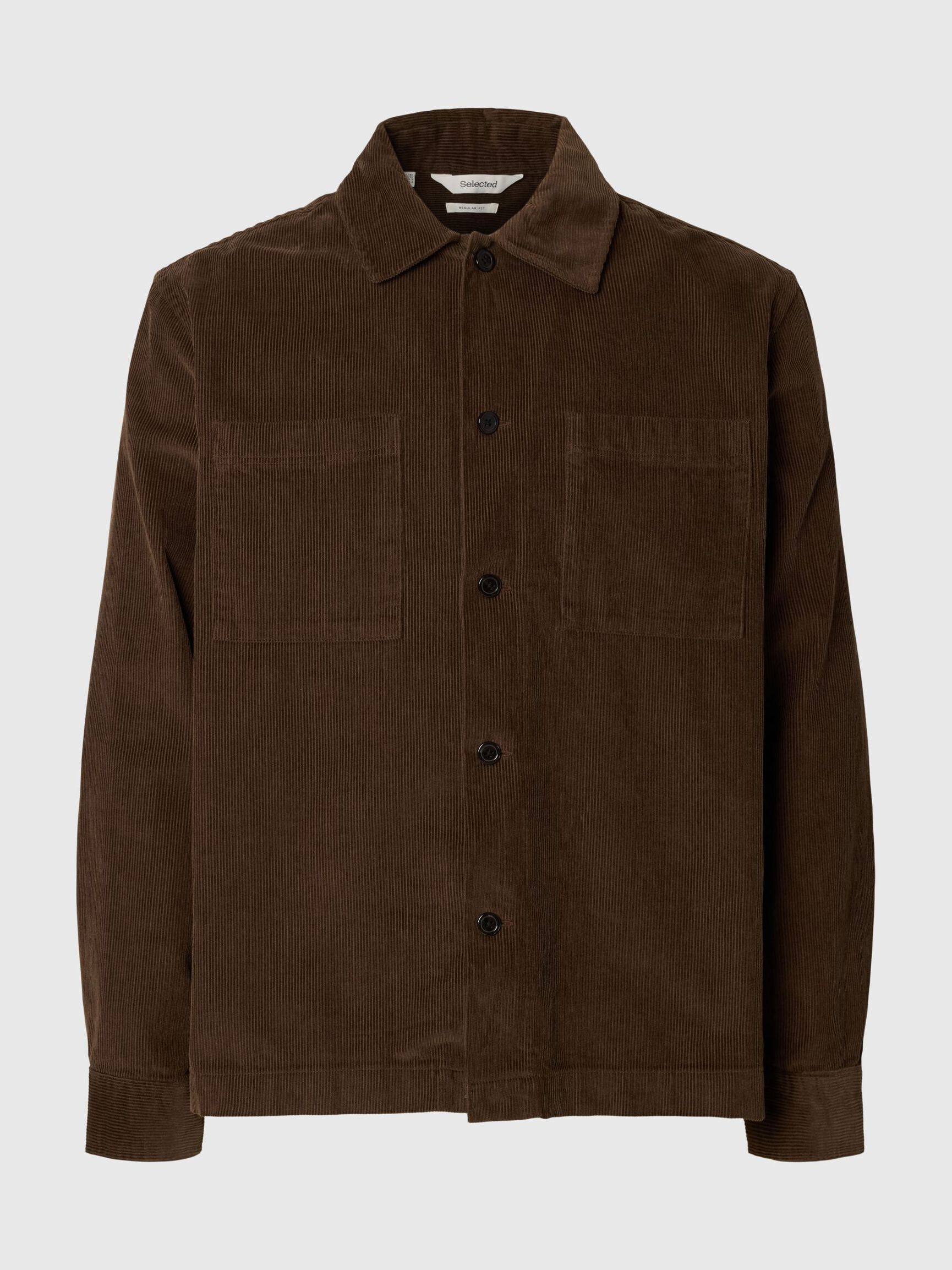CORDUROY OVERSHIRT, Demitasse, highres