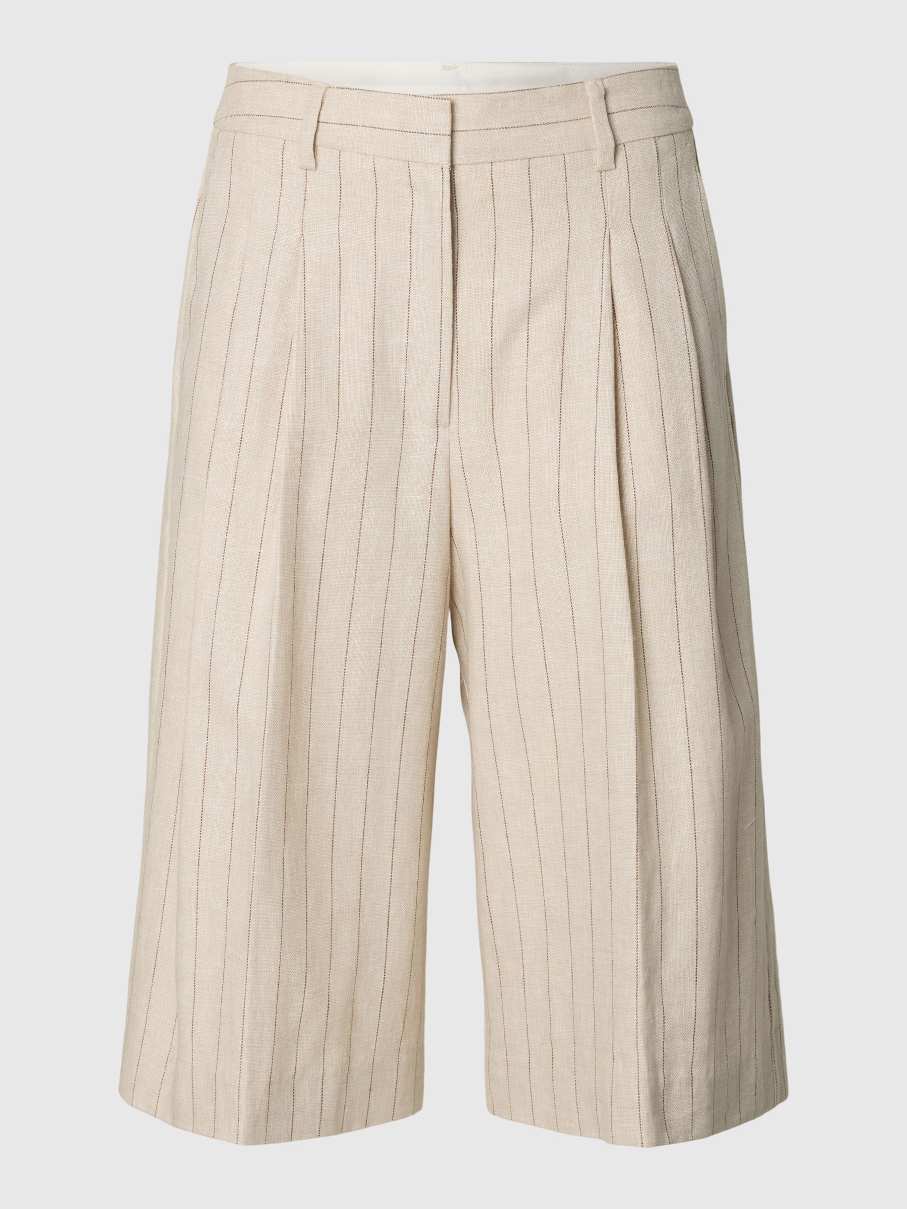 LEINENMIX BERMUDASHORTS, White Pepper, highres