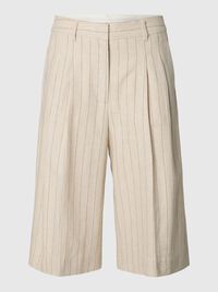 LEINENMIX BERMUDASHORTS, White Pepper, highres