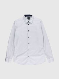 CONTRAST DETAIL - SHIRT, Bright White, highres