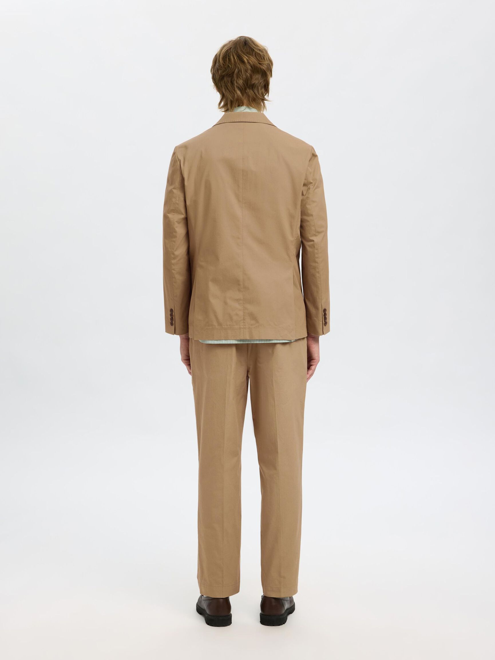 100% COTTON BLAZER, Kelp, highres