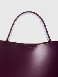 SMALL LEATHER BAG, Fig, highres