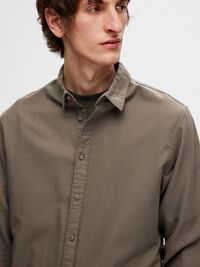 FLANELLE CHEMISE, Morel, highres