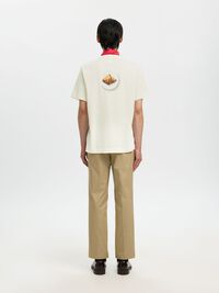 T-SHIRT, Egret, highres