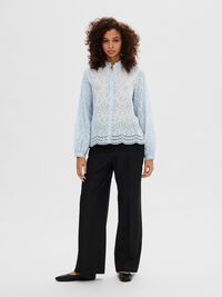 BORDADO INGLÉS CAMISA, Cashmere Blue, highres