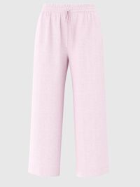VISCOSE BLEND TROUSERS, Cradle Pink, highres