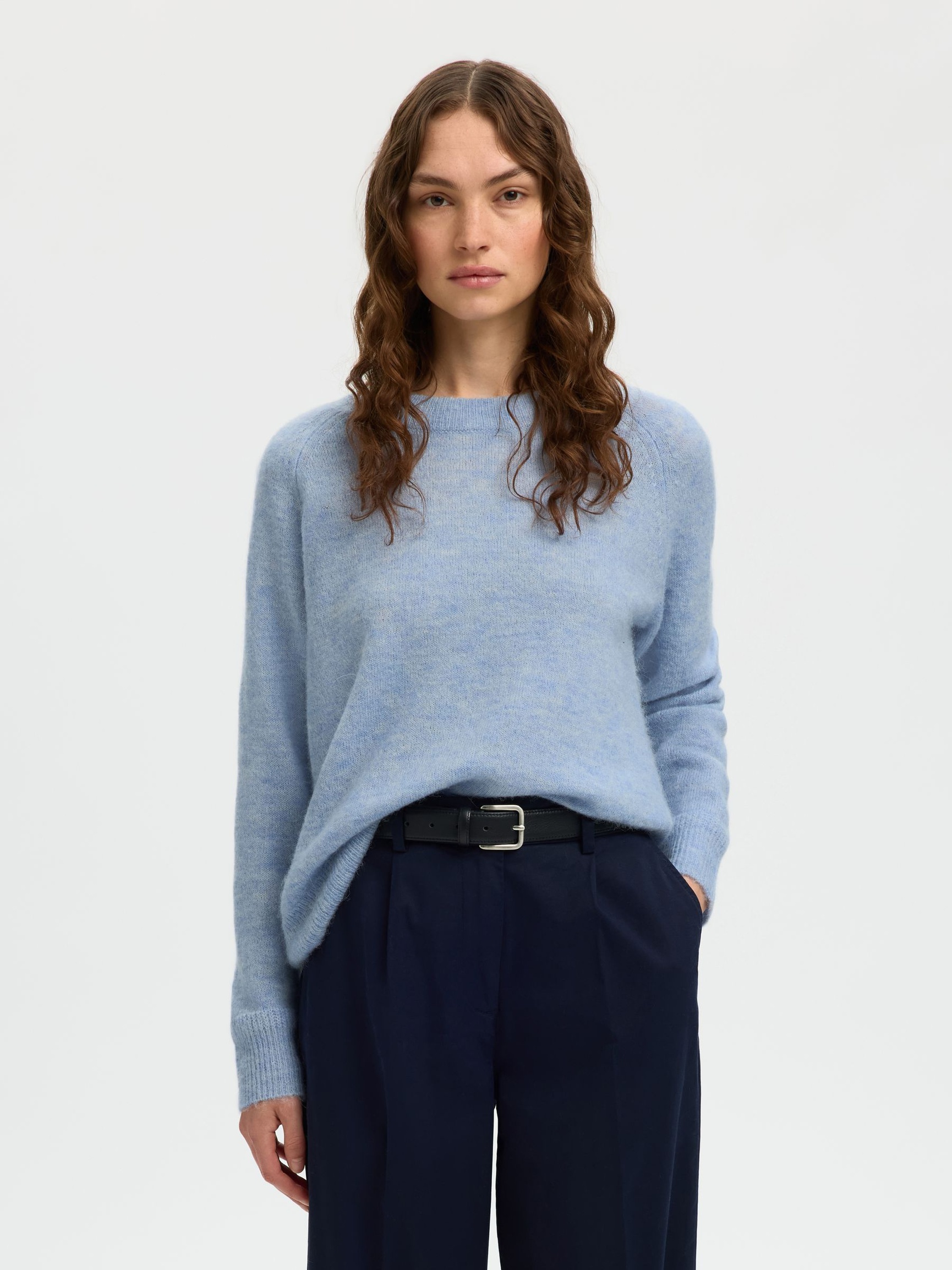 JUMPER, Cashmere Blue, highres