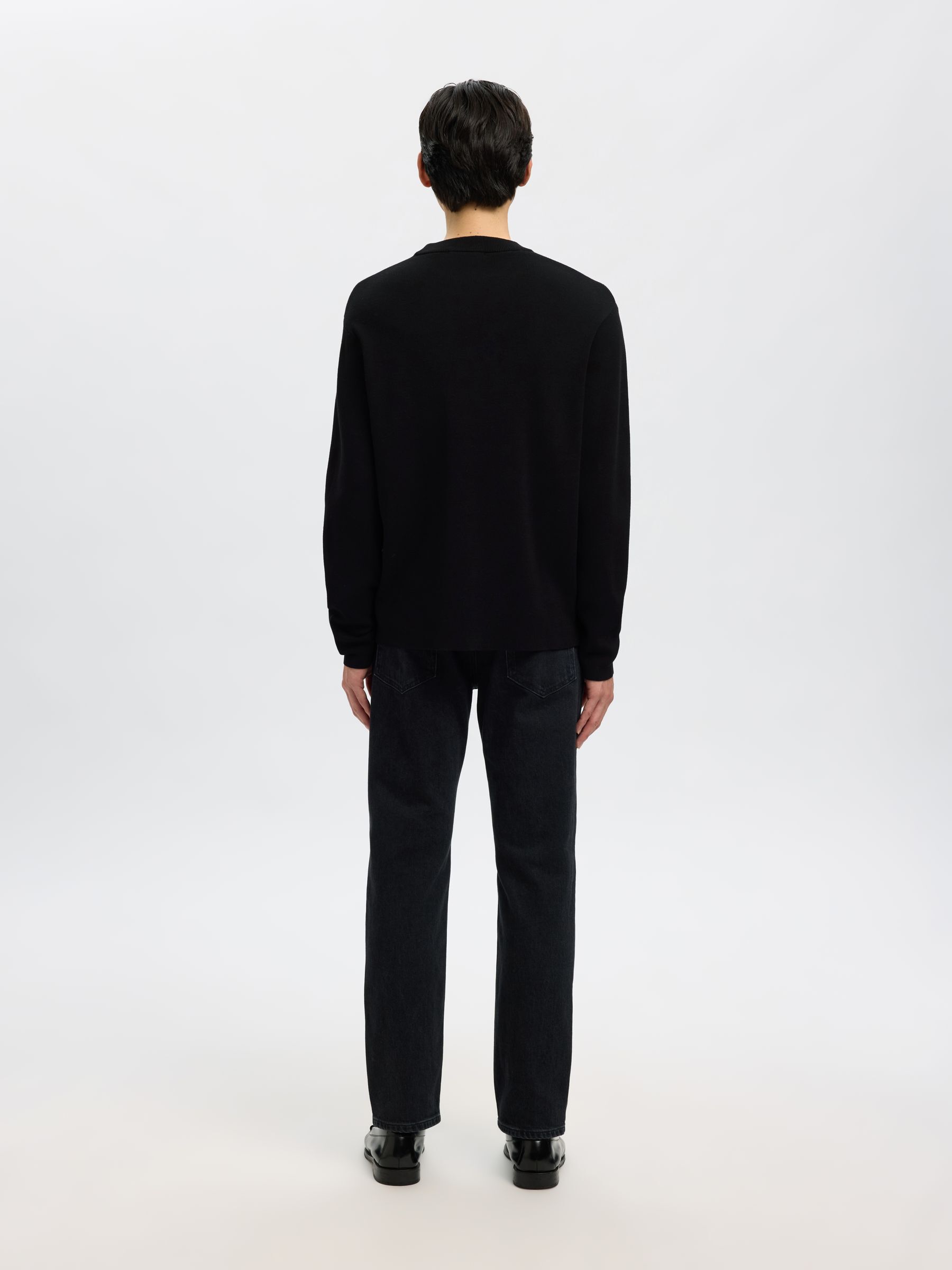 RELAXED FIT PULLOVER, Black, highres