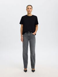 BOXY T-SHIRT, Black, highres