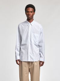 RELAXED FIT SHIRT, Cashmere Blue, highres