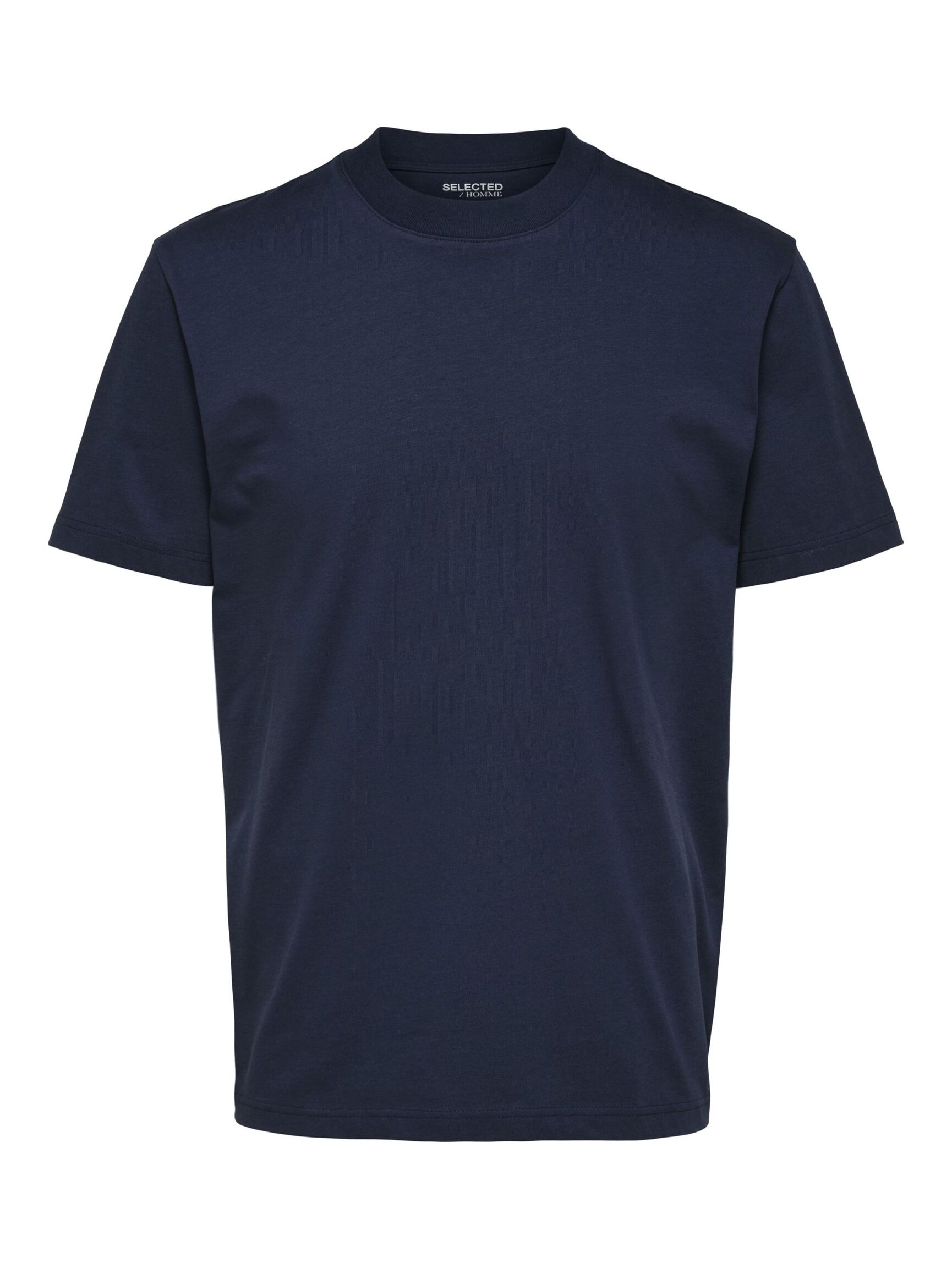 SHORT-SLEEVED RELAXED FIT T-SHIRT, Navy Blazer, highres