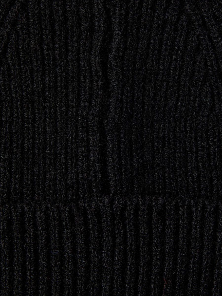 Selected 100 % LAINE MÉRINOS BONNET, Black, highres - 16094981_Black_003.jpg