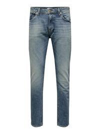 DÉLAVÉ JEAN SLIM, Light Blue Denim, highres
