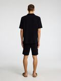 Selected BAUMWOLL KURZARMHEMD, Black, highres - 16089552_Black_004.jpg
