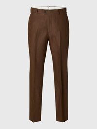 REGULAR FIT LINEN TROUSERS, Delicioso, highres