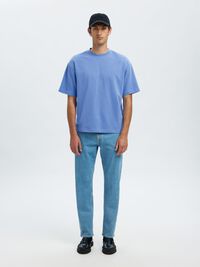 LOOSE FIT T-SHIRT, Blue Bonnet, highres